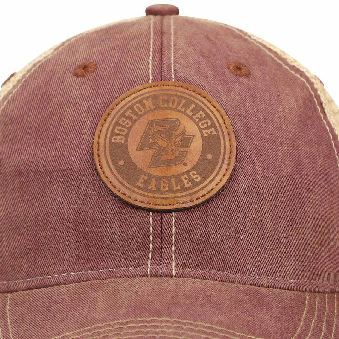 Legacy Athletic Men's Maroon Boston College Eagles Target Old Favorite Trucker Snapback Hat 5 Legacy Athletic Men's Maroon Boston College Eagles Target Old Favorite Trucker Snapback Hat - Image 3
