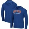 Colosseum Men's Royal Boise State Broncos Campus Raglan Long Sleeve Hoodie T-Shirt