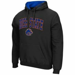 Colosseum Men's Black Boise State Broncos Arch & Logo 3.0 Pullover Hoodie -Colosseum Store DSCO1137450892 1007 ALT2