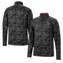 Colosseum Men's Black Boston College Eagles Tivo Quarter-Zip Jacket