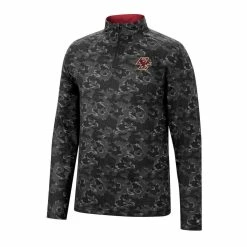 Colosseum Men's Black Boston College Eagles Tivo Quarter-Zip Jacket -Colosseum Store DSCO1137451466 1007 ALT2