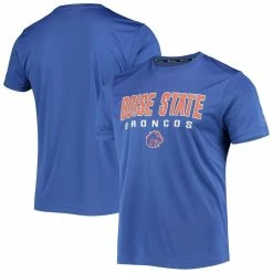 Men's Champion Royal Boise State Broncos Stack T-Shirt