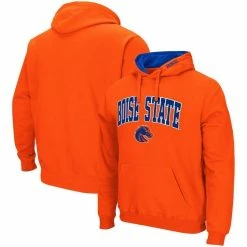 Colosseum Men's Orange Boise State Broncos Arch & Logo 3.0 Pullover Hoodie -Colosseum Store DSCO1137453595 2294 ALT1