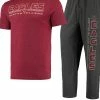 Concepts Sport Men's Heathered Charcoal/Maroon Boston College Eagles Meter T-Shirt & Pants Sleep Set