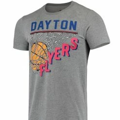 Homefield Men's Heather Gray Dayton Flyers Vintage Basketball T-Shirt -Colosseum Store DSCO1137455115 1927 ALT2