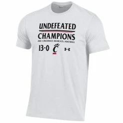 Under Armour Men's White Cincinnati Bearcats 2021 AAC Football Conference S Undefeated T-Shirt -Colosseum Store DSCO1137455214 3550 ALT2