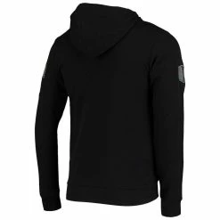Colosseum Men's Black Boise State Broncos OHT Military Appreciation Waffle Full-Zip Hoodie -Colosseum Store DSCO1137456003 1007 ALT3