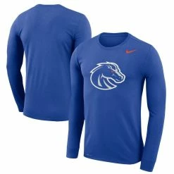 Nike Men's Royal Boise State Broncos School Logo Legend Performance Long Sleeve T-Shirt
