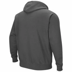 Men's Colosseum Charcoal Dayton Flyers Arch And Logo Pullover Hoodie -Colosseum Store DSCO1137750121 1904 ALT3