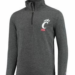 Champion Youth Heathered Black Cincinnati Bearcats Field Day Quarter-Zip Jacket -Colosseum Store DSCO1137813822 1007 ALT2