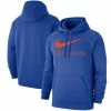 Nike Men's Royal Boise State Broncos Big Swoosh Club Pullover Hoodie -Colosseum Store DSCO1140296328 1350