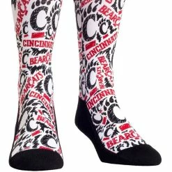 Women's Rock Em Socks Cincinnati Bearcats Logo Sketch Crew Socks
