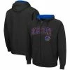 Colosseum Men's Black Boise State Broncos Arch & Logo 3.0 Full-Zip Hoodie -Colosseum Store DSCO1140297964 1007