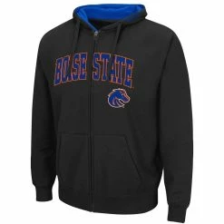 Colosseum Men's Black Boise State Broncos Arch & Logo 3.0 Full-Zip Hoodie 8 Colosseum Men's Black Boise State Broncos Arch & Logo 3.0 Full-Zip Hoodie -Colosseum Store DSCO1140297964 1007 ALT2
