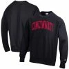 Champion Men's Black Cincinnati Bearcats Arch Reverse Weave Pullover Sweatshirt