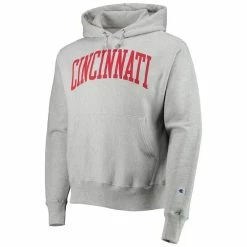 Champion Men's Heathered Gray Cincinnati Bearcats Cincy Arch Pullover Hoodie -Colosseum Store DSCO1140608555 1927 ALT2