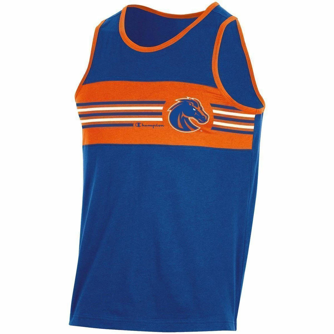 Champion Men's Royal Boise State Broncos Colorblock Tank Top 5 Champion Men's Royal Boise State Broncos Colorblock Tank Top - Image 3