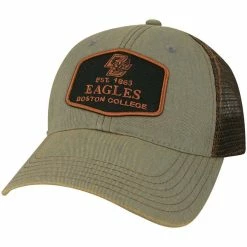 Legacy Athletic Men's Gray Boston College Eagles Practice Old Favorite Trucker Snapback Hat