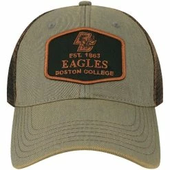 Legacy Athletic Men's Gray Boston College Eagles Practice Old Favorite Trucker Snapback Hat -Colosseum Store DSCO1140777277 1927 ALT2