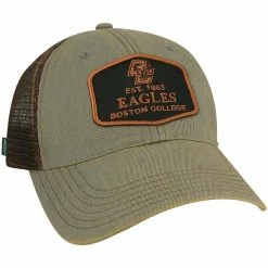Legacy Athletic Men's Gray Boston College Eagles Practice Old Favorite Trucker Snapback Hat -Colosseum Store DSCO1140777277 1927 ALT3