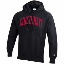 Champion Men's Black Cincinnati Bearcats Cincy Arch Pullover Hoodie -Colosseum Store DSCO1140778397 1007 ALT2