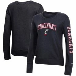 Champion Women's Black Cincinnati Bearcats University 2.0 Fleece Sweatshirt