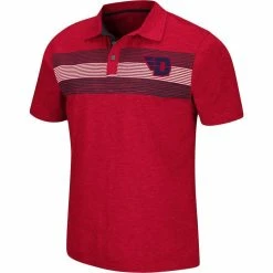 Colosseum Men's Red Dayton Flyers Logan Polo -Colosseum Store DSCO1141432530 2910 ALT2