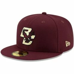 New Era Men's Maroon Boston College Eagles Basic 59FIFTY Team Fitted Hat
