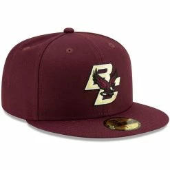 New Era Men's Maroon Boston College Eagles Basic 59FIFTY Team Fitted Hat -Colosseum Store DSCO1142289528 2882 ALT3
