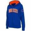 Colosseum Women's Royal Boise State Broncos Arched Name Full-Zip Hoodie -Colosseum Store DSCO1142351359 1350