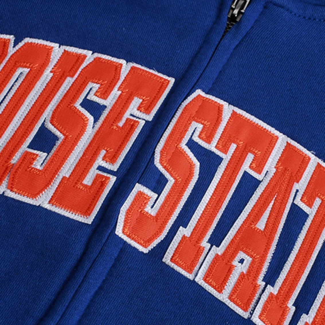 Colosseum Women's Royal Boise State Broncos Arched Name Full-Zip Hoodie 5 Colosseum Women's Royal Boise State Broncos Arched Name Full-Zip Hoodie - Image 3