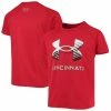 Under Armour Youth Red Cincinnati Bearcats Logo Lockup Performance T-Shirt -Colosseum Store DSCO1142582943 2910