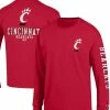 Champion Men's Red Cincinnati Bearcats Team Stack Long Sleeve T-Shirt 1 Champion Men's Red Cincinnati Bearcats Team Stack Long Sleeve T-Shirt -Colosseum Store DSCO1144412389 2910