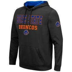 Colosseum Men's Black Boise State Broncos Sunrise Pullover Hoodie -Colosseum Store DSCO1144960227 1007 ALT2