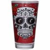 Indigo Falls Cincinnati Bearcats 16oz. Team Dia De Los Muertos Pint Glass -Colosseum Store DSCO1144960495 INDINC