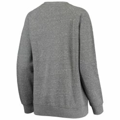Pressbox Women's Heathered Gray Cincinnati Bearcats Edith Vintage Knobi Raglan Pullover Sweatshirt -Colosseum Store DSCO1144960611 1927 ALT3