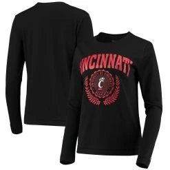 Champion Women's Black Cincinnati Bearcats University Laurels Long Sleeve T-Shirt