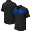 Colosseum Men's Black Boise State Broncos Nelson Polo
