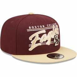 New Era Men's Maroon/Gold Boston College Eagles Team Script 9FIFTY Snapback Hat -Colosseum Store DSCO1145771107 GOLDRE ALT3