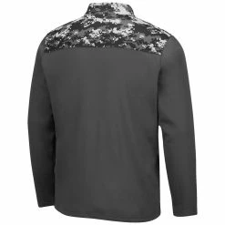 Colosseum Men's Charcoal Dayton Flyers OHT Military Appreciation Digi Camo Full-Zip Jacket -Colosseum Store DSCO1146145434 1904 ALT3