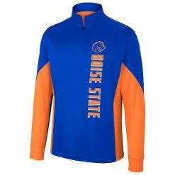 Colosseum Men's Royal Boise State Broncos Bart Quarter-Zip Windshirt -Colosseum Store DSCO1146287662 1350 ALT2