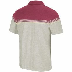 Colosseum Men's Oatmeal/Maroon Boston College Eagles Hill Valley Polo 9 Colosseum Men's Oatmeal/Maroon Boston College Eagles Hill Valley Polo -Colosseum Store DSCO1146288482 I5PN ALT3