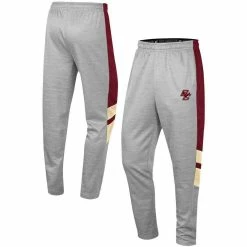 Colosseum Men's Heathered Gray/Maroon Boston College Eagles Bushwood Pants