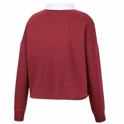 Colosseum Women's Heather Maroon Boston College Eagles I Love My Job Rugby Long Sleeve Shirt -Colosseum Store DSCO1146364468 HEMARE ALT3