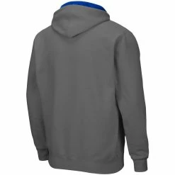 Colosseum Men's Charcoal Boise State Broncos Arch & Logo 2.0 Full-Zip Hoodie -Colosseum Store DSCO1146831037 1904 ALT3