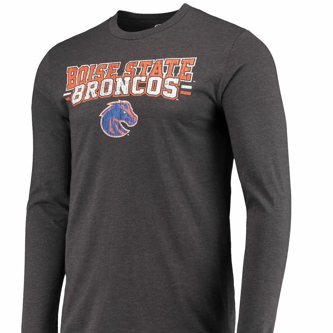 Concepts Sport Men's Royal/Heathered Charcoal Boise State Broncos Meter Long Sleeve T-Shirt & Pants Sleep Set 5 Concepts Sport Men's Royal/Heathered Charcoal Boise State Broncos Meter Long Sleeve T-Shirt & Pants Sleep Set - Image 3