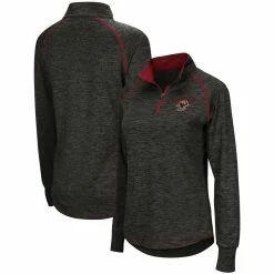 Colosseum Women's Black Boston College Eagles Bikram Quarter-Zip Pullover Jacket -Colosseum Store DSCO1147089188 1007 ALT1