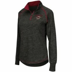 Colosseum Women's Black Boston College Eagles Bikram Quarter-Zip Pullover Jacket -Colosseum Store DSCO1147089188 1007 ALT2
