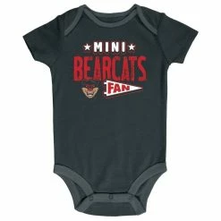 Champion Infant Black/Heather Gray/White Cincinnati Bearcats Three-Pack Bodysuit Set 8 Champion Infant Black/Heather Gray/White Cincinnati Bearcats Three-Pack Bodysuit Set -Colosseum Store DSCO1147832343 1007 ALT2