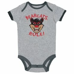 Champion Infant Black/Heather Gray/White Cincinnati Bearcats Three-Pack Bodysuit Set 9 Champion Infant Black/Heather Gray/White Cincinnati Bearcats Three-Pack Bodysuit Set -Colosseum Store DSCO1147832343 1007 ALT3